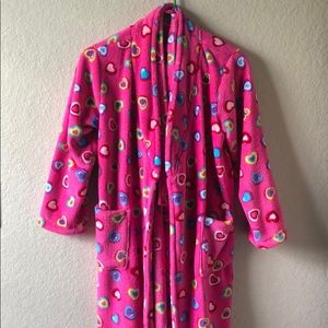 Pink heart robe